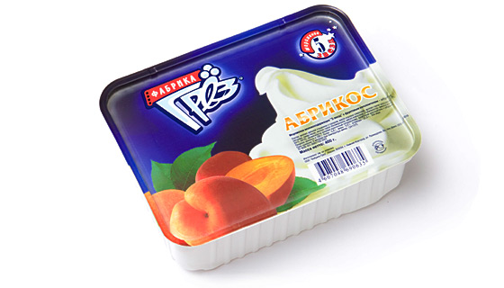 Бренд «Фабрика Грез», дизайн упаковки - пластиковая коробка для мороженого - портфолио дизайн-студии «Артбайт!» Нижний Новгород